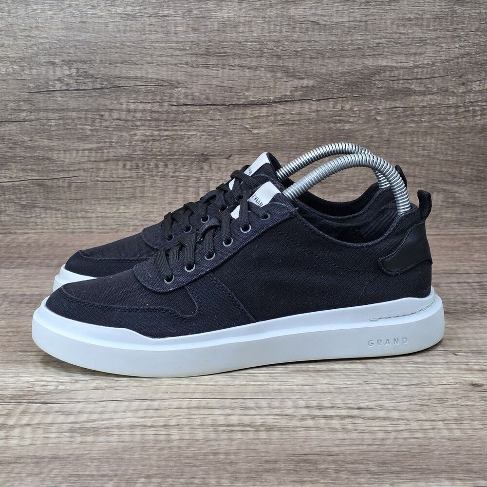 Cole Haan Grandpro Rally Canvas Court Women's Size 8B Black Lace Up Shoes W23234 - Picture 3 of 10